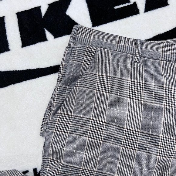 Pacsun Plaid Twill Straight Fit Formal Pants - Picture 4 of 8